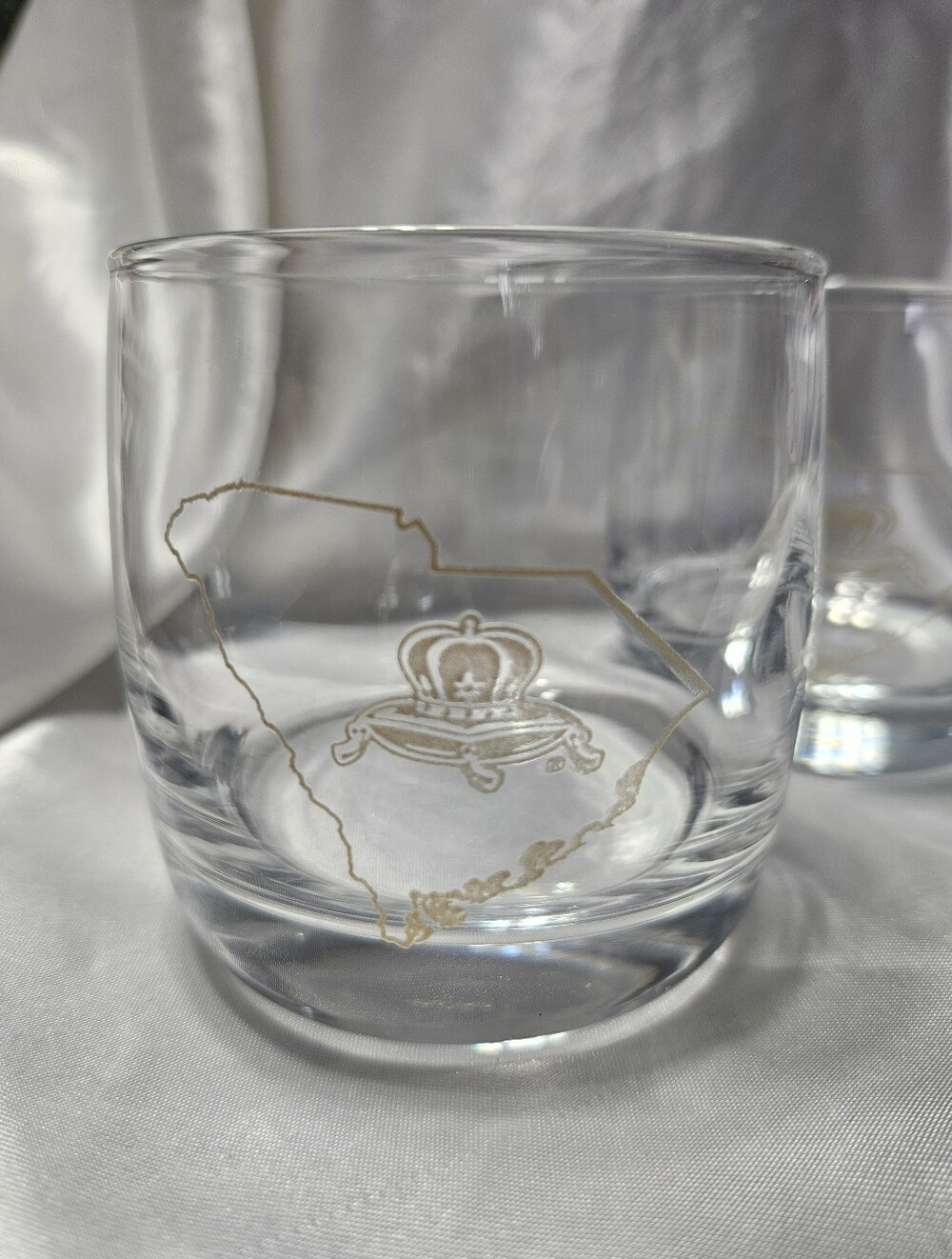 2 Limited Crown Royal South Carolina State-edition Lowball Rocks Glasses